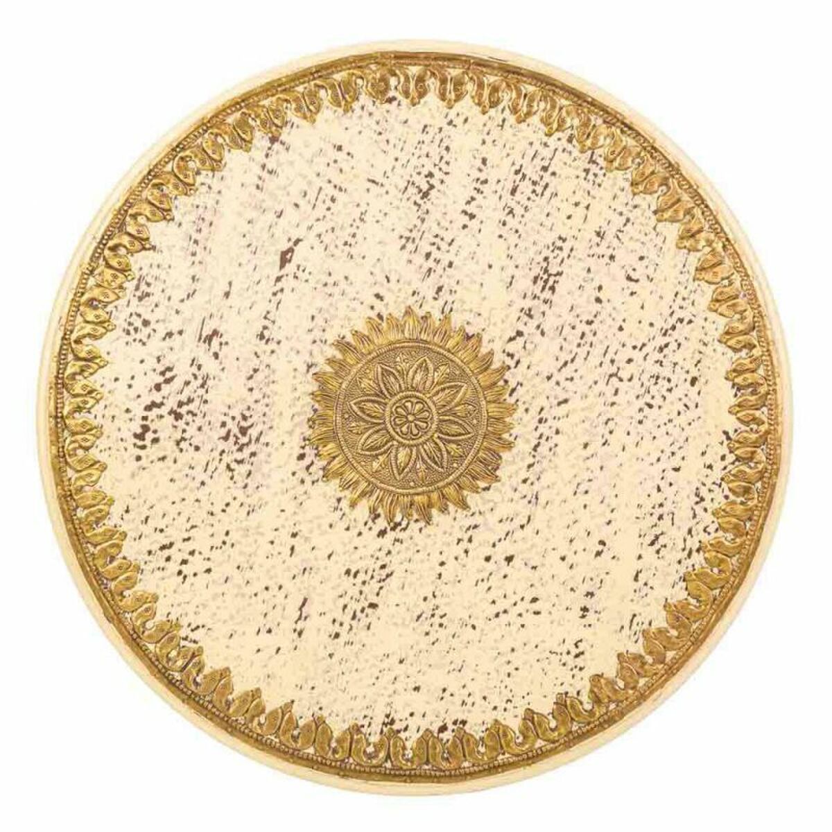 Soffbord Alexandra House Living Elfenben Mässing Mangoträ Trä MDF 45 x 52 x 45 cm - 3