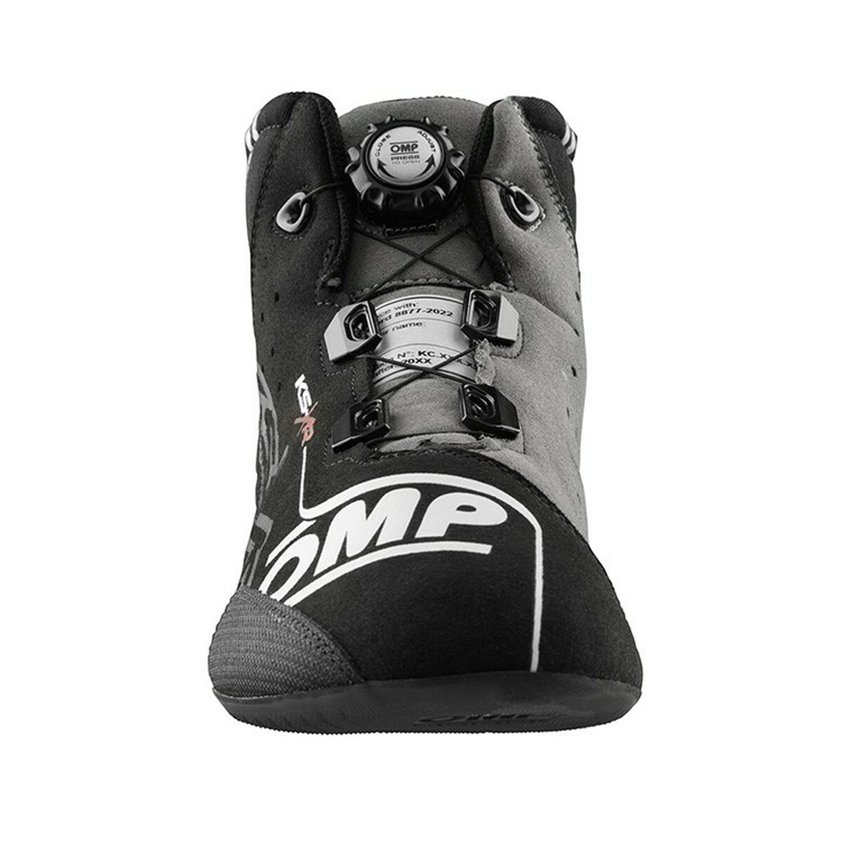 Racing-kängor OMP KS-X FIA 8877-2022 39 Svart Storlek 39 - 3