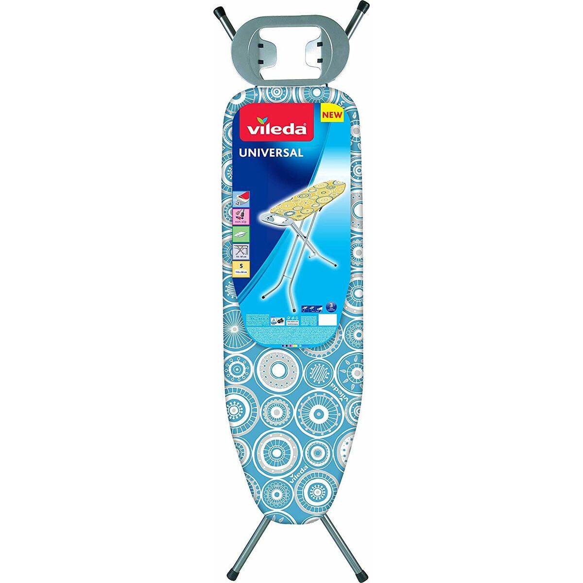 Strykbräda Vileda Blå Stål 110 x 30 cm Universal - 4