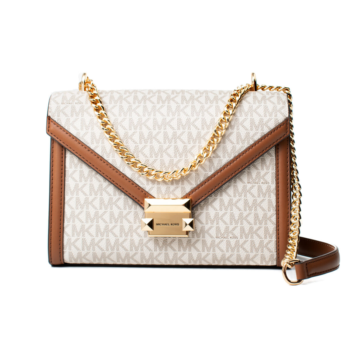 Axelväska Michael Kors Whitney Beige 24 x 18 x 8 cm