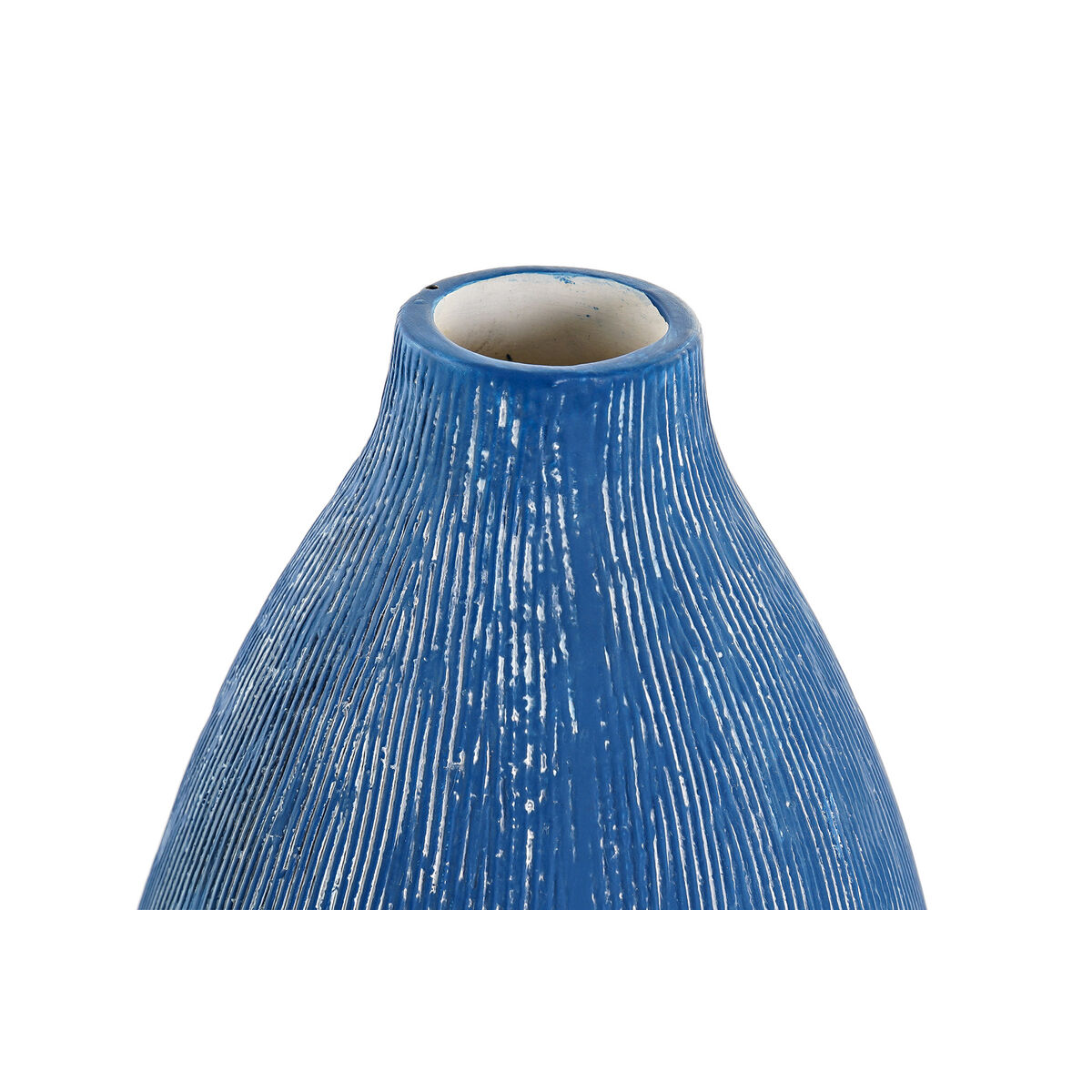 Vas DKD Home Decor Blå Himmelsblå Marinblå Dolomite Medelhavs Antikbehandlad 11 x 11 x 36 cm (2 antal) - 2