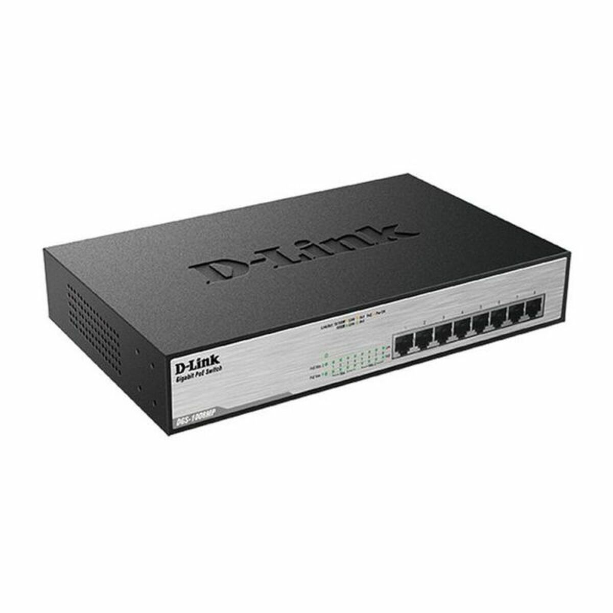 Skrivbords omkopplare D-Link DGS-1008MP 16 Gbps LAN - 2