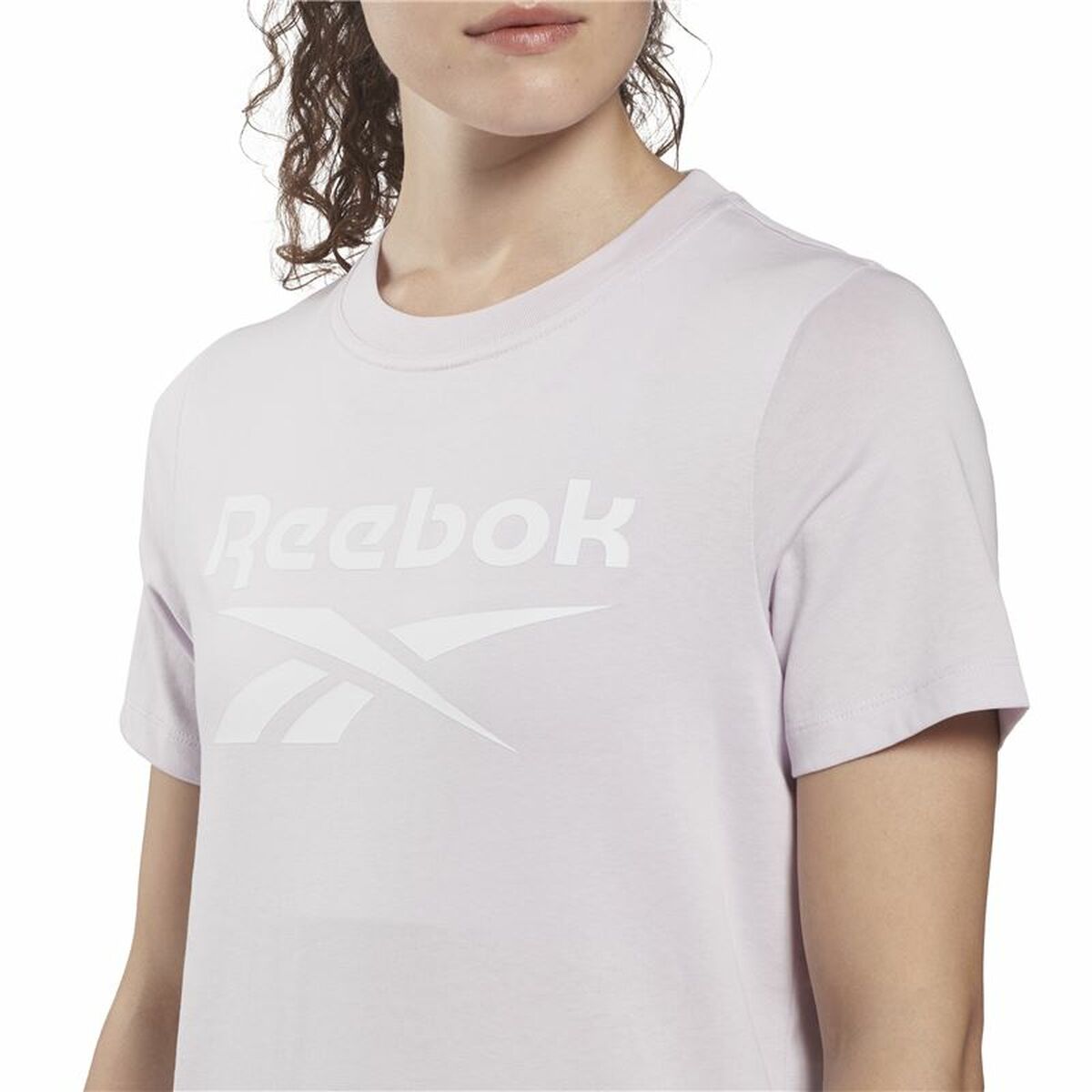 T-shirt med kortärm Dam Reebok Identity Ljusrosa - 5