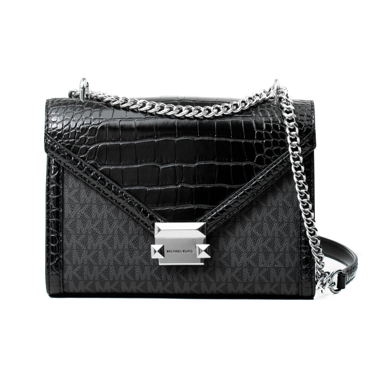 Axelväska Michael Kors Whitney Svart 24 x 18 x 8 cm