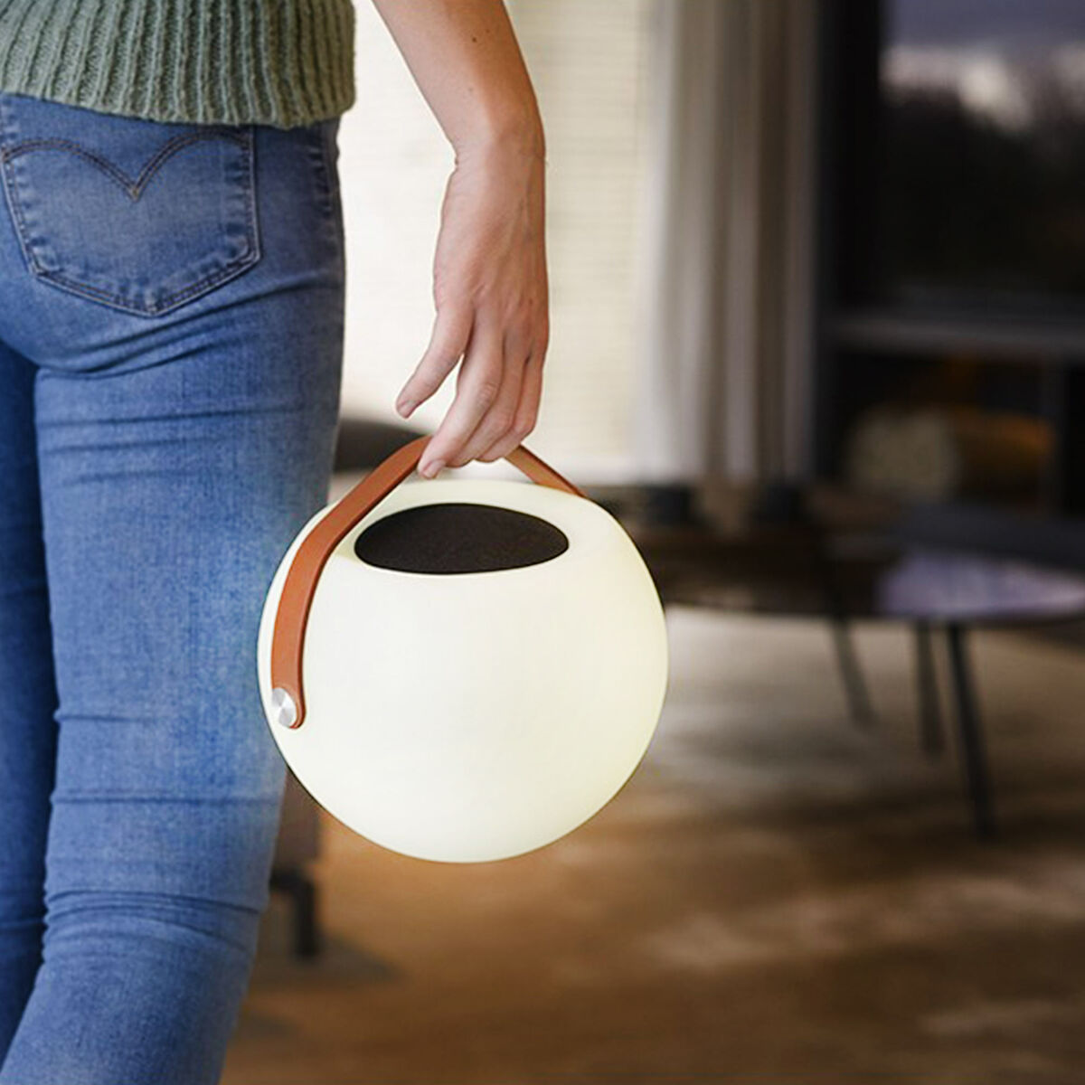 Bluetooth högtalare med LED-belysning KSIX Bubble Vit 5 W Bärbar - 21