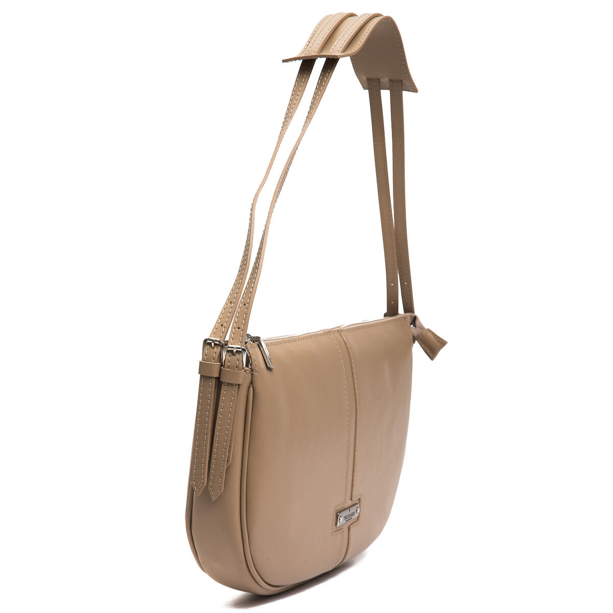 Damväska Trussardi D66TRC00035-CAMEL Kräm - 14