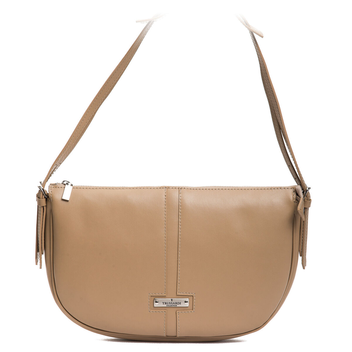 Damväska Trussardi D66TRC00035-CAMEL Kräm - 12