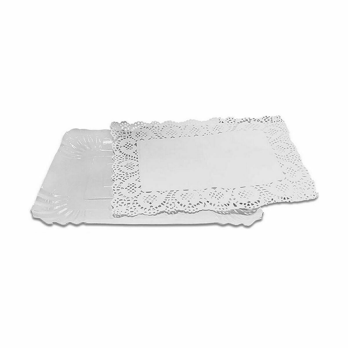 Kakfat Algon Vit 23 x 29,5 x 1 cm (2 Delar) (48 antal) - 3
