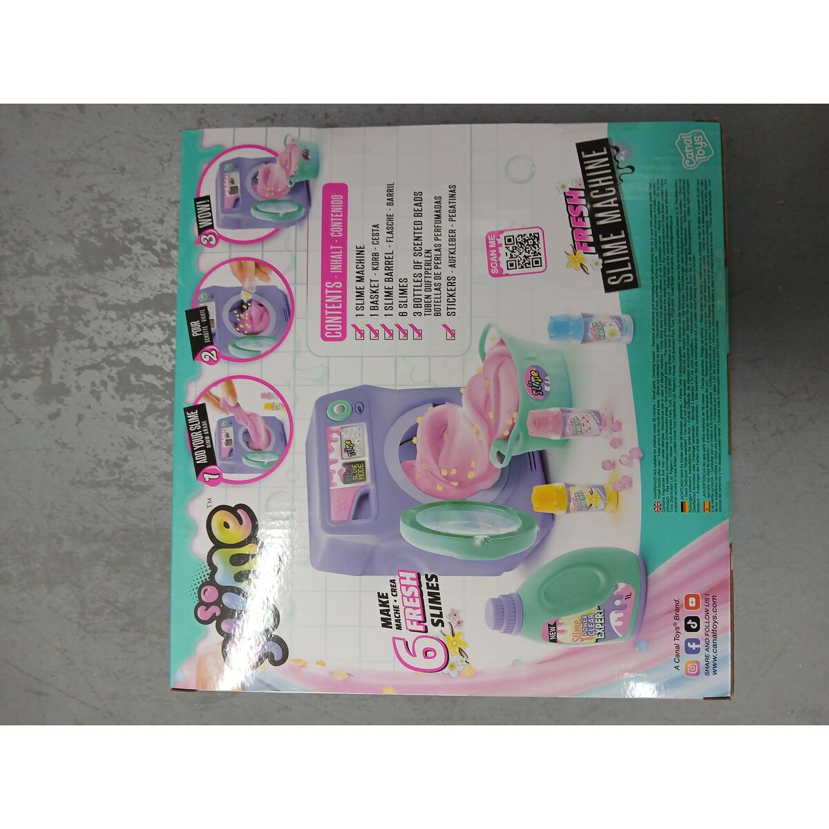 Slime Canal Toys Washing Machine Fresh Scented - 6