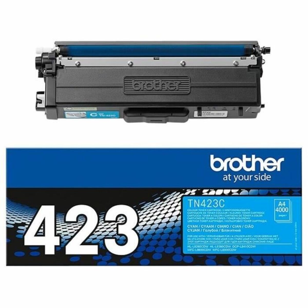 Original Toner Brother TN-423C Turkos - 3