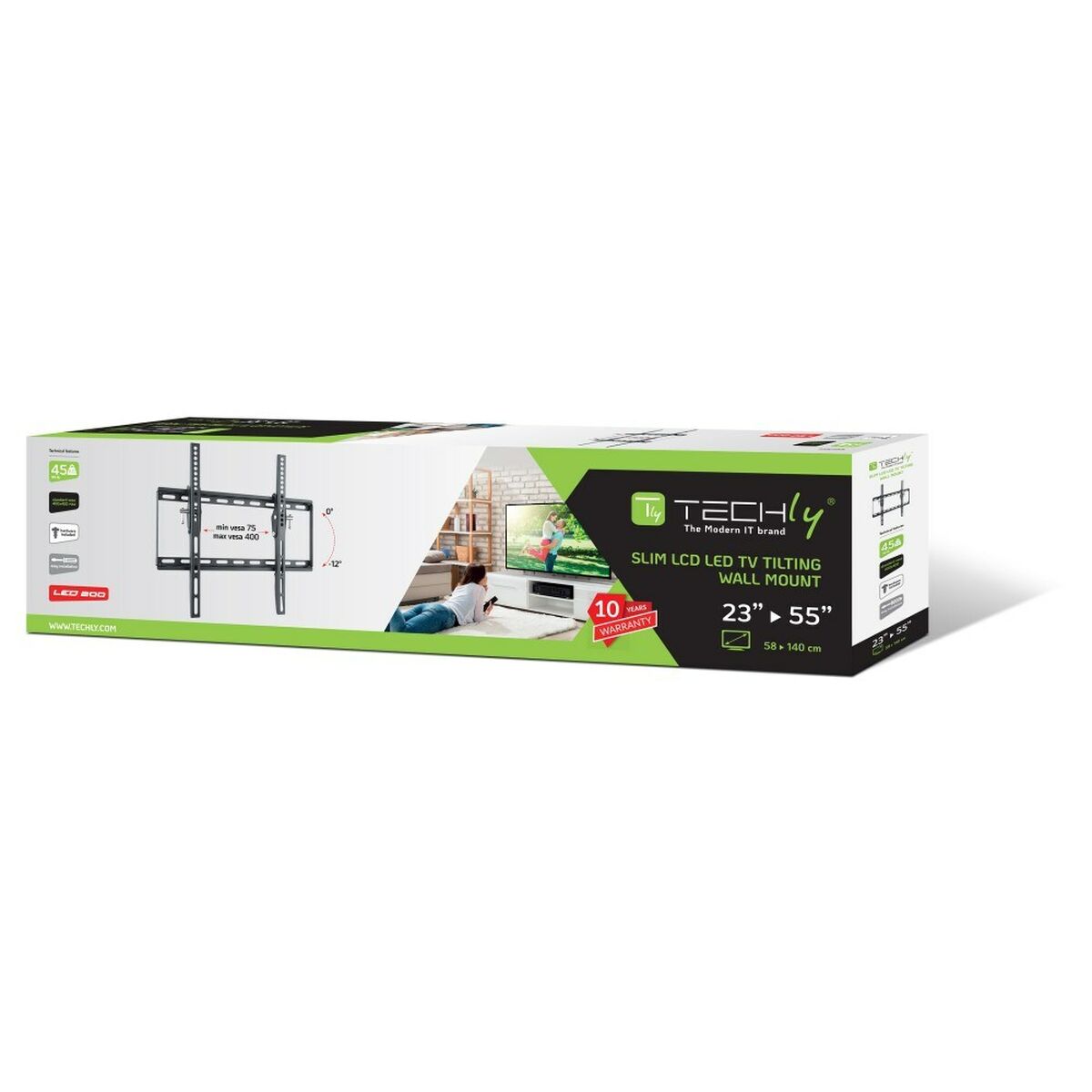 TV-fäste Techly ICA-PLB 161M 55" 23" 45 kg - 2