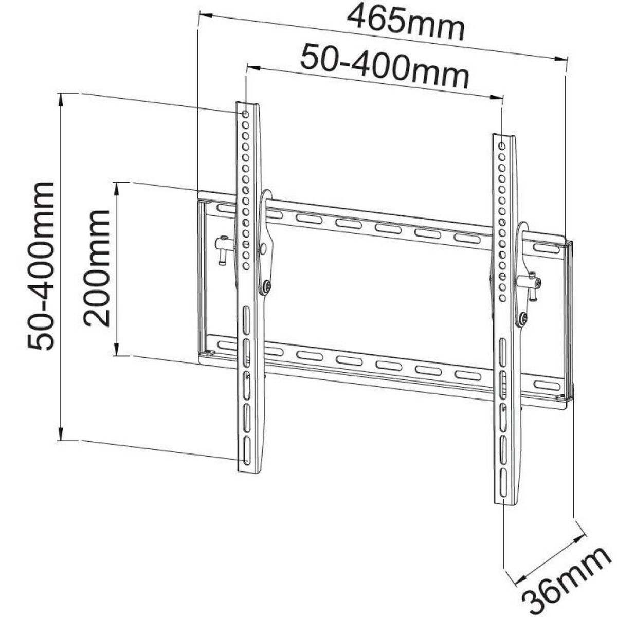 TV-fäste Techly ICA-PLB 161M 55" 23" 45 kg - 4