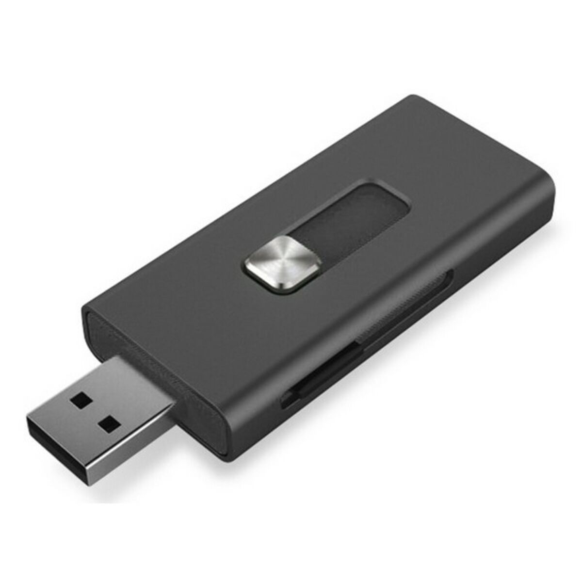 Kortläsare KSIX Micro SD Svart - 11
