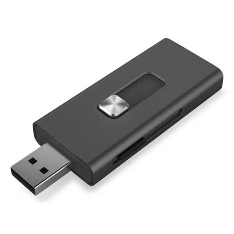 Kortläsare KSIX Micro SD Svart - 4