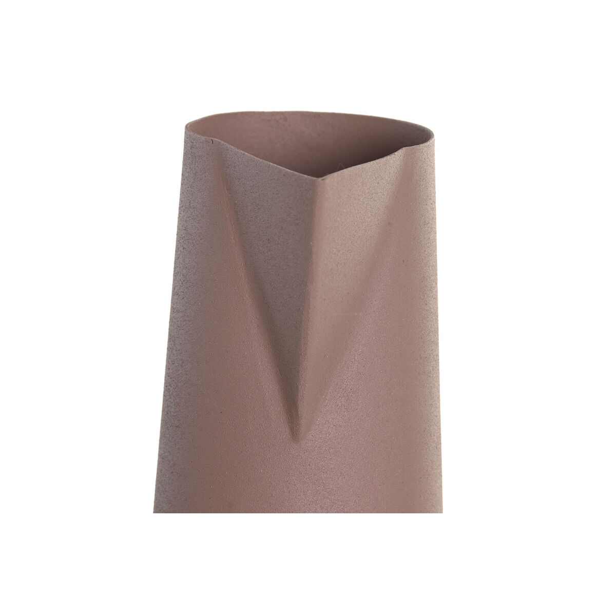 Vas DKD Home Decor 15 x 11 x 45 cm Beige Rosa Järn (2 antal) - 4