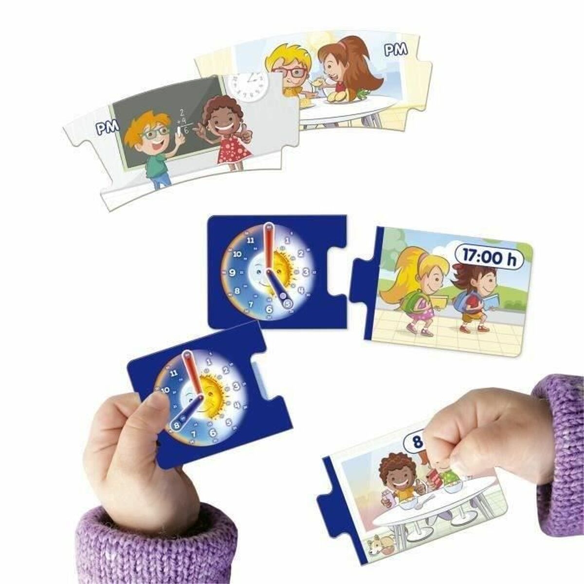 Utbildningsspel Educa Les heures (FR) - 2