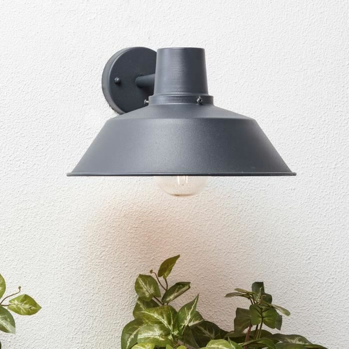 Vägglykta Brilliant Svart Antracitgrå Metall 60 W E27 - 3