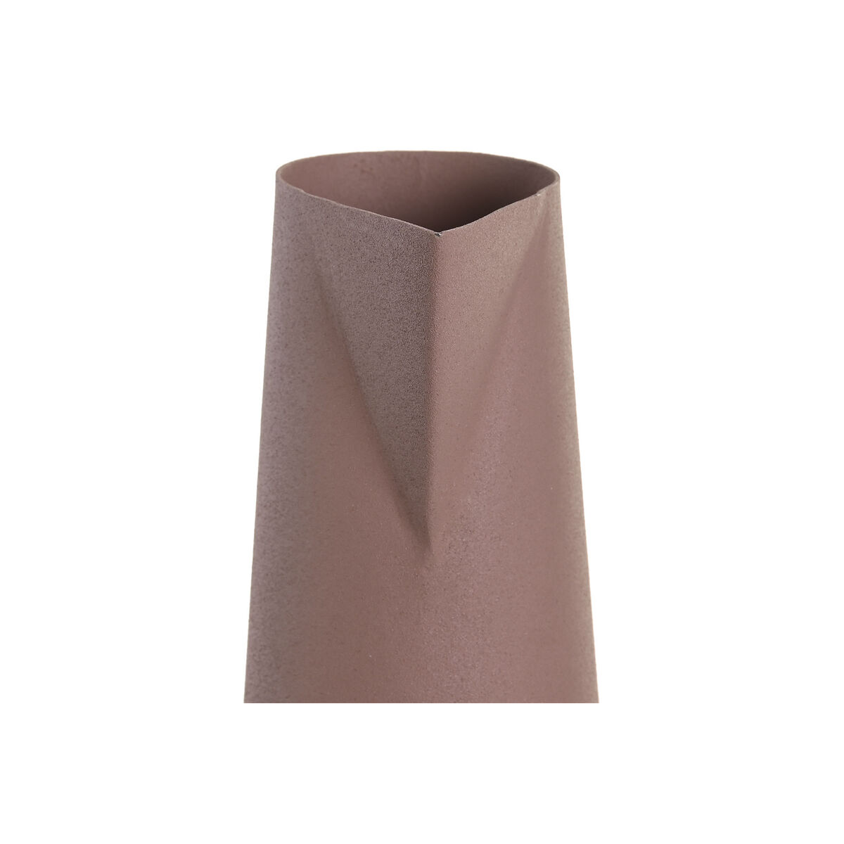 Vas DKD Home Decor Beige Rosa Järn 12 x 10 x 35 cm (2 antal) - 2