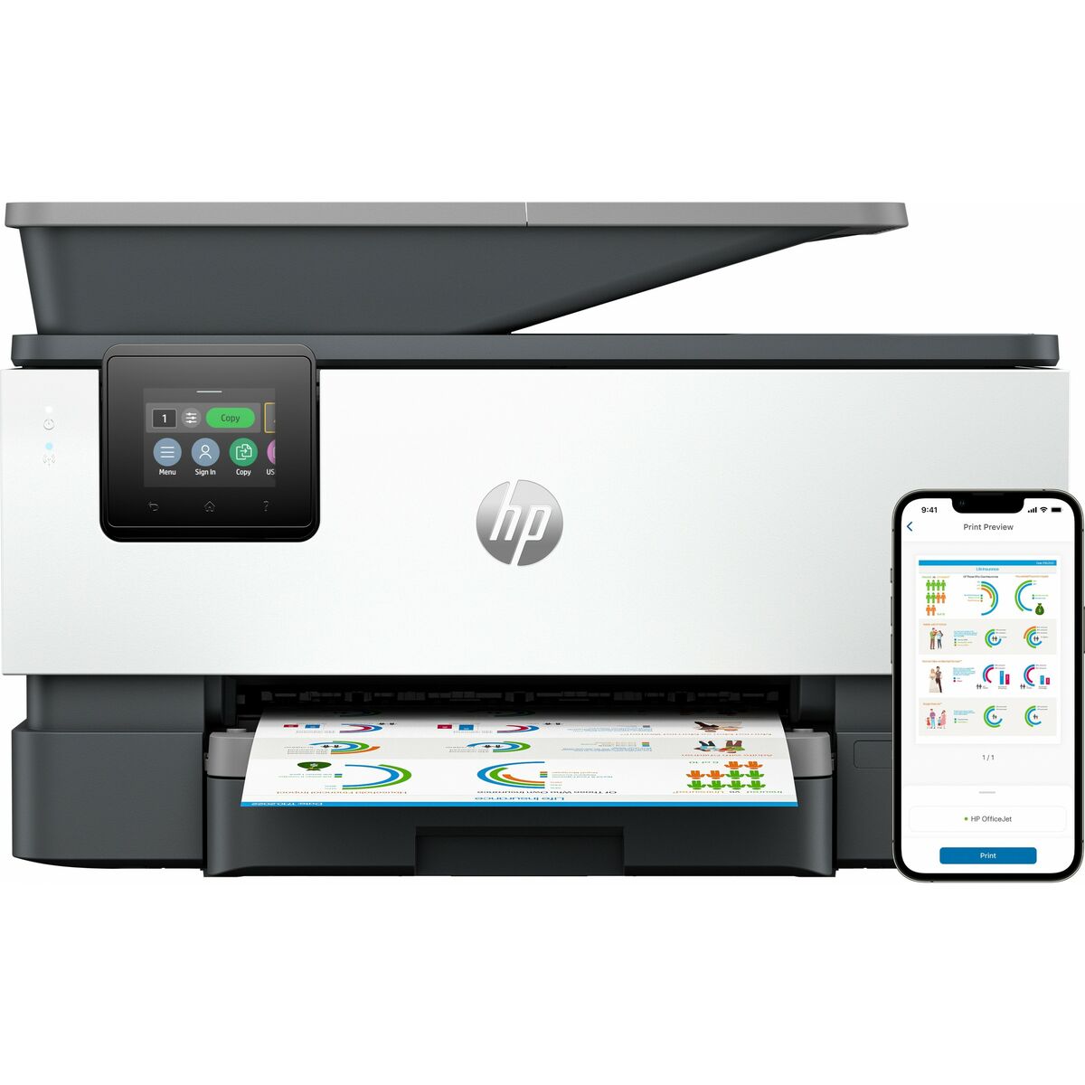 Multifunktionsskrivare HP Officejet Pro 9120b