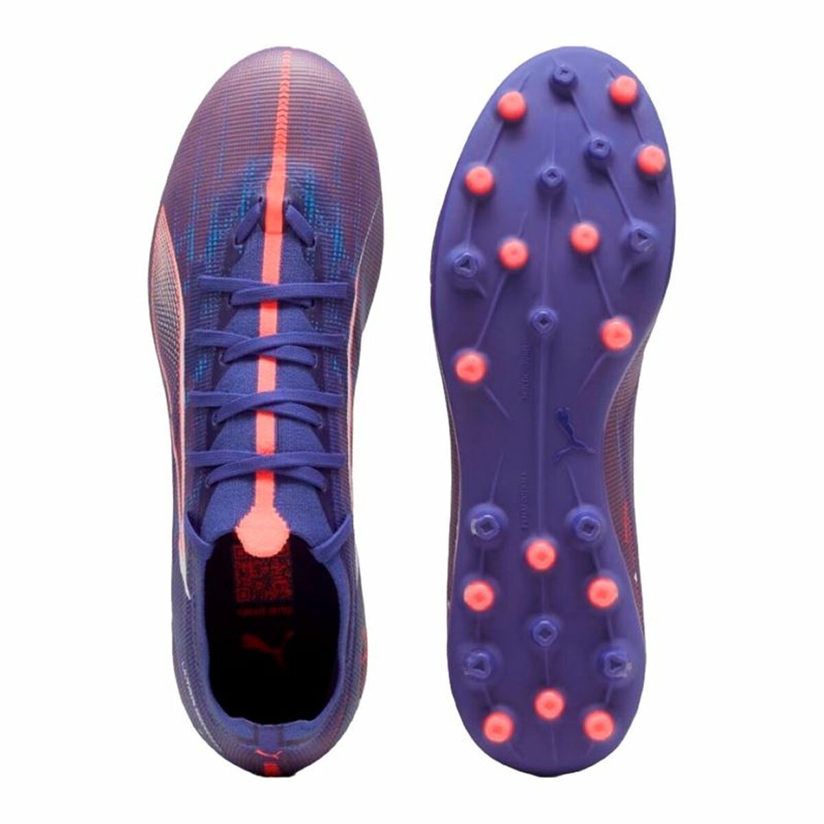 Fotbollsskor för vuxna Puma Ultra 5 Match Mg Purpur - 3