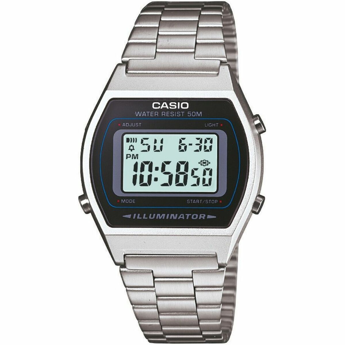 Herrklocka Casio B640WD-1AVEF Svart Silvrig