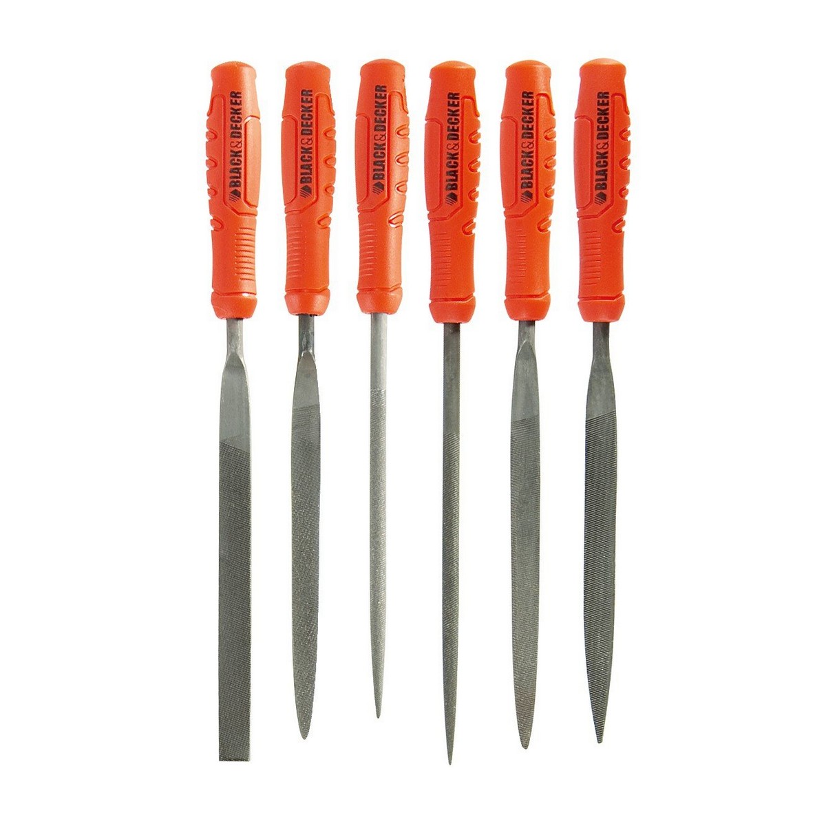 Filuppsättning Black & Decker bdht0-22270 6 Delar Geometriska figurer