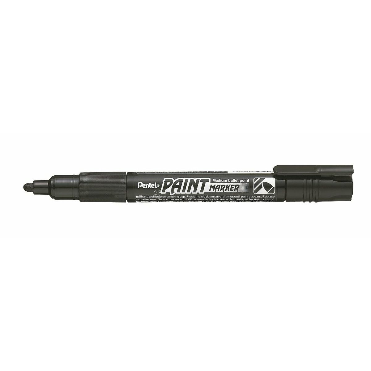 Permanent markörpenna Pentel Svart 12 Delar - 4