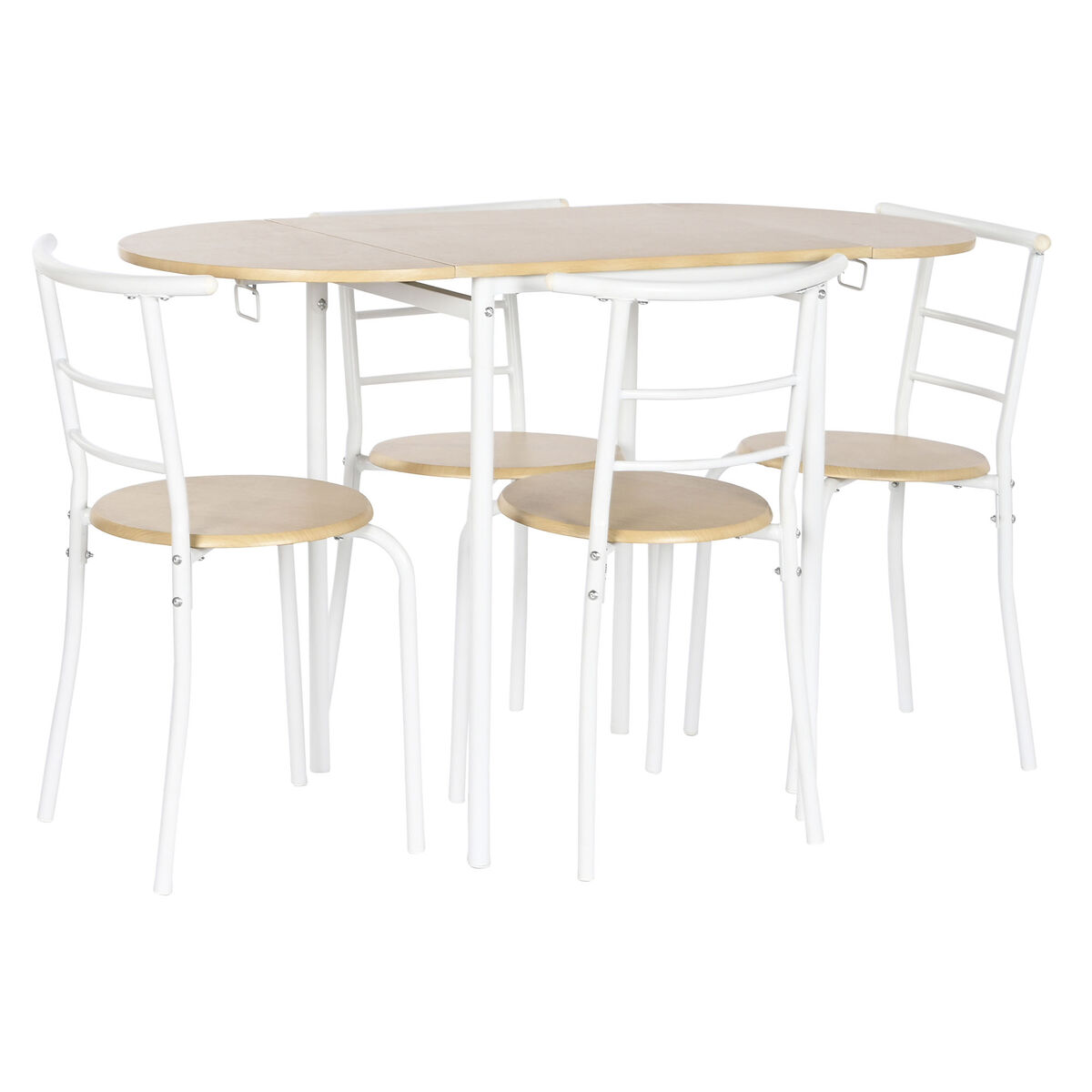 Bordsgrupp med 4 stolar DKD Home Decor 121 x 55 x 78 cm