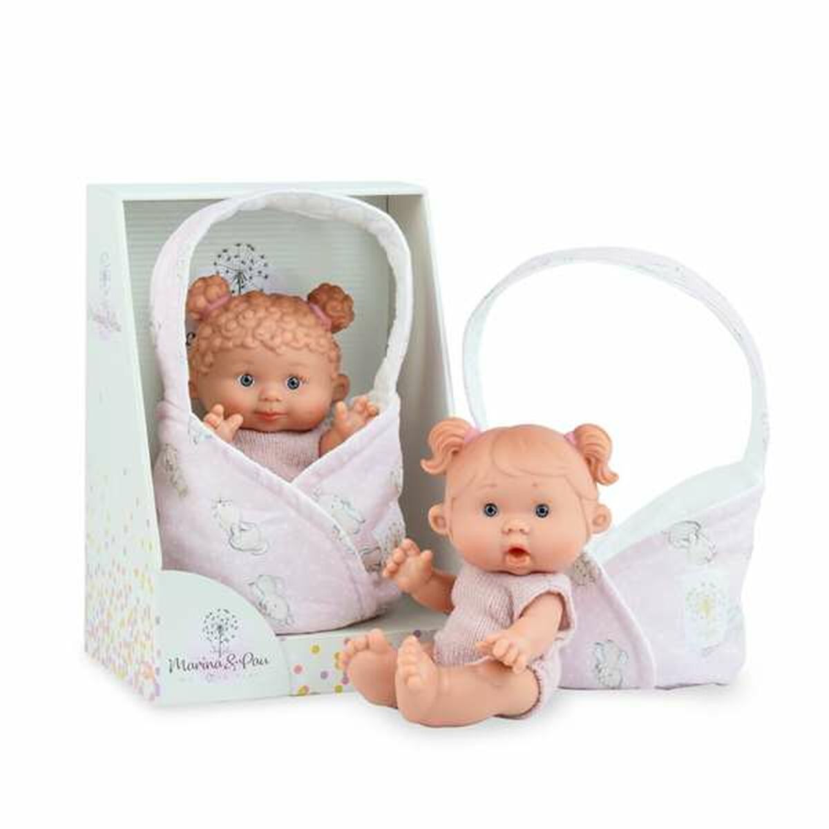Bebisdocka Marina & Pau Nenotin 21 cm - 2