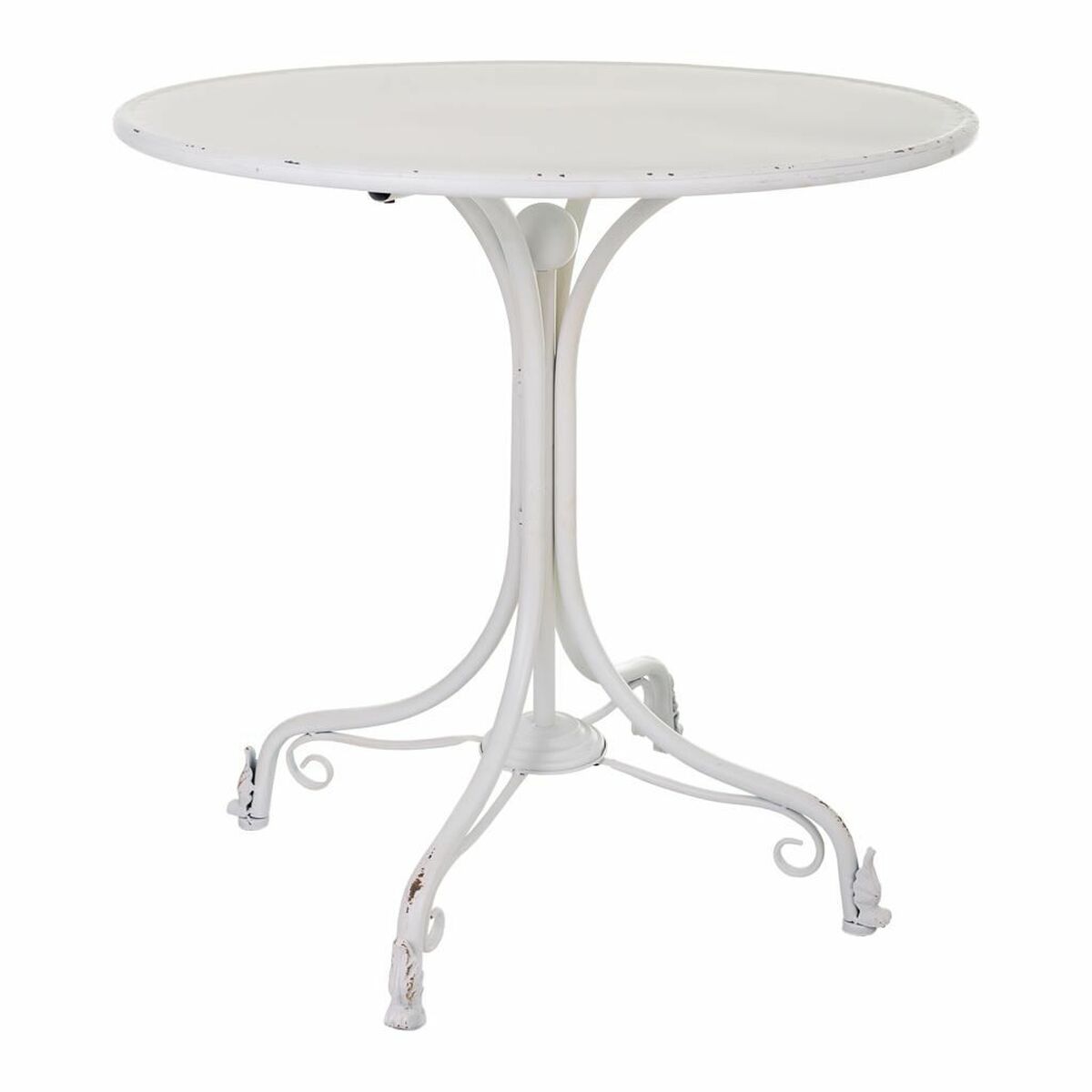 Bord Alexandra House Living Vit 80 x 78 x 80 cm
