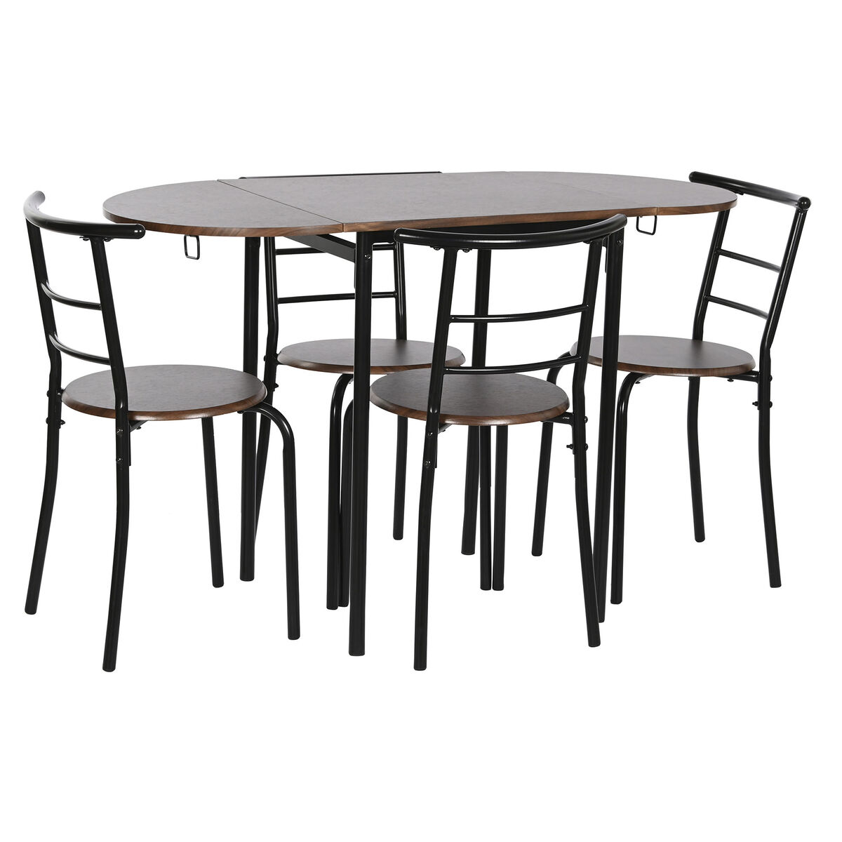 Bordsgrupp med 4 stolar DKD Home Decor 121 x 55 x 78 cm