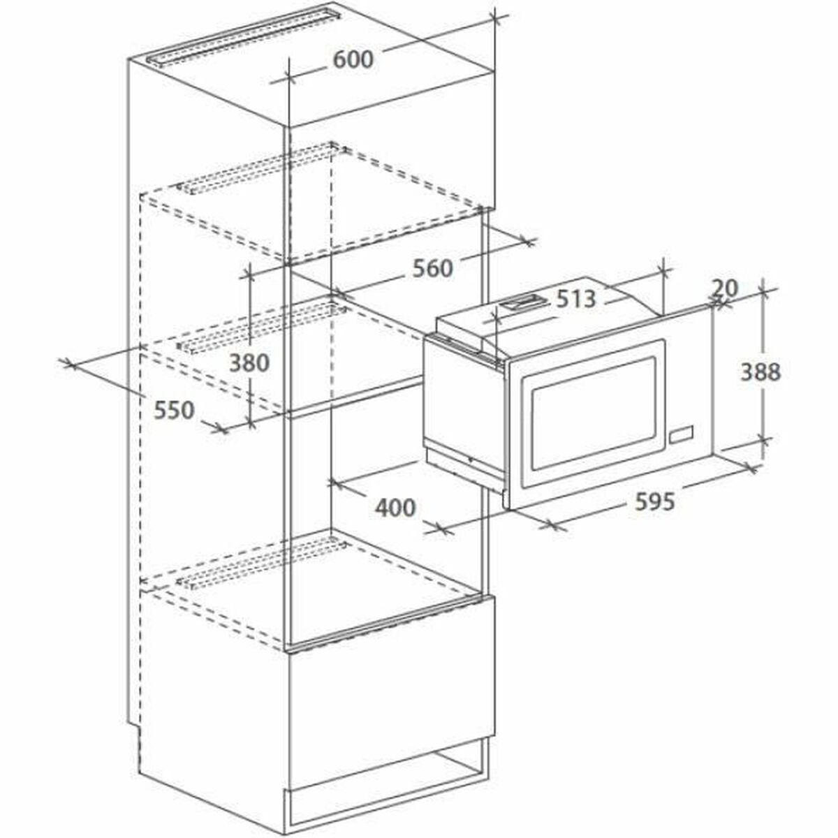 Mikrovågsugnen Rosieres RMG28DF 900 W 28 L - 2