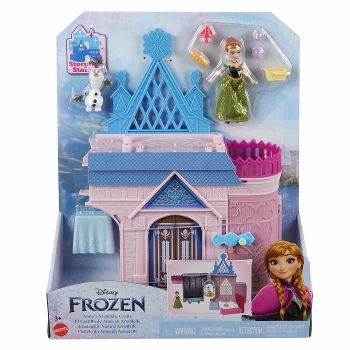 Playset Mattel Anna's Castle Slott Frozen - 6