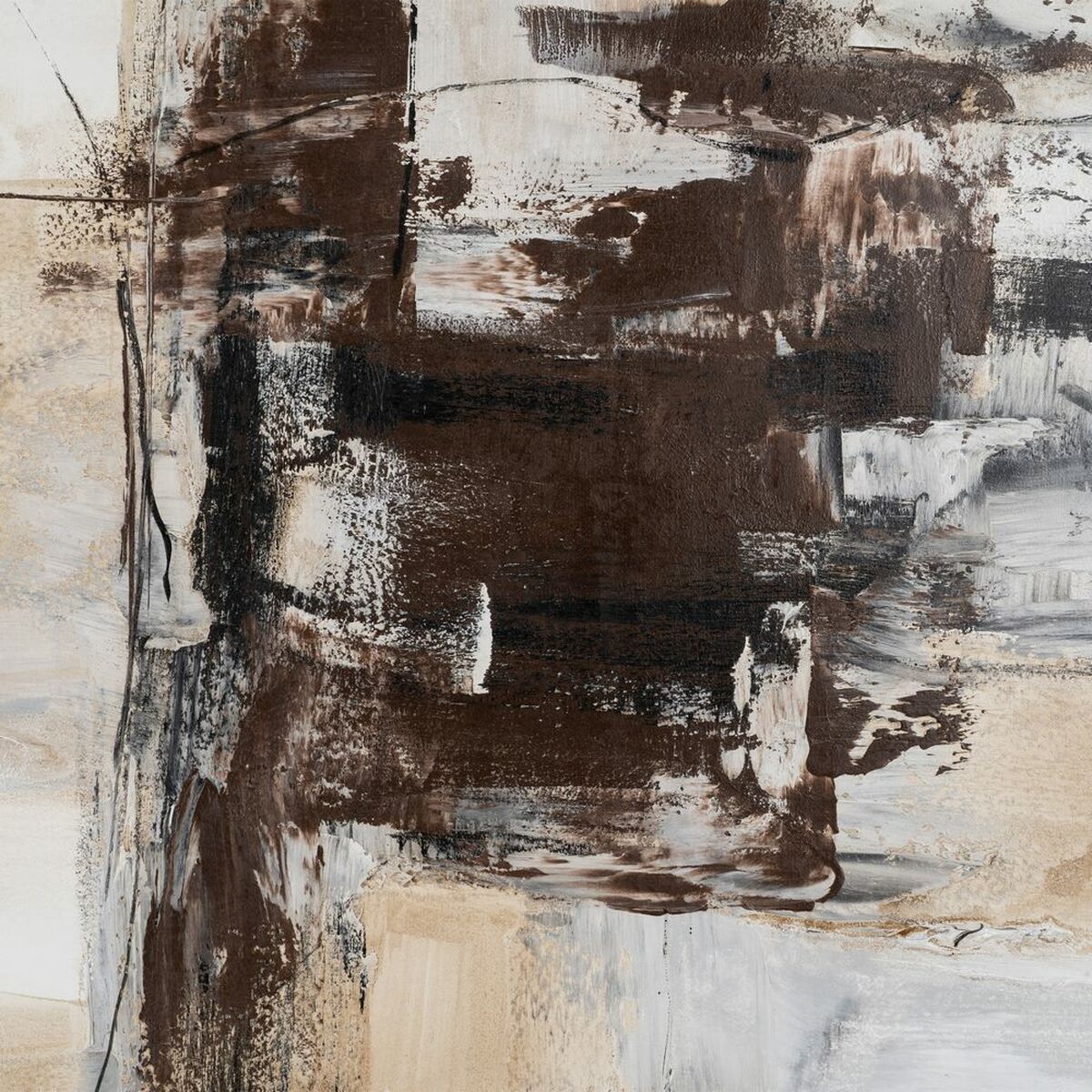 Tavla 150 x 3,5 x 100 cm Kanvas Abstrakt - 2