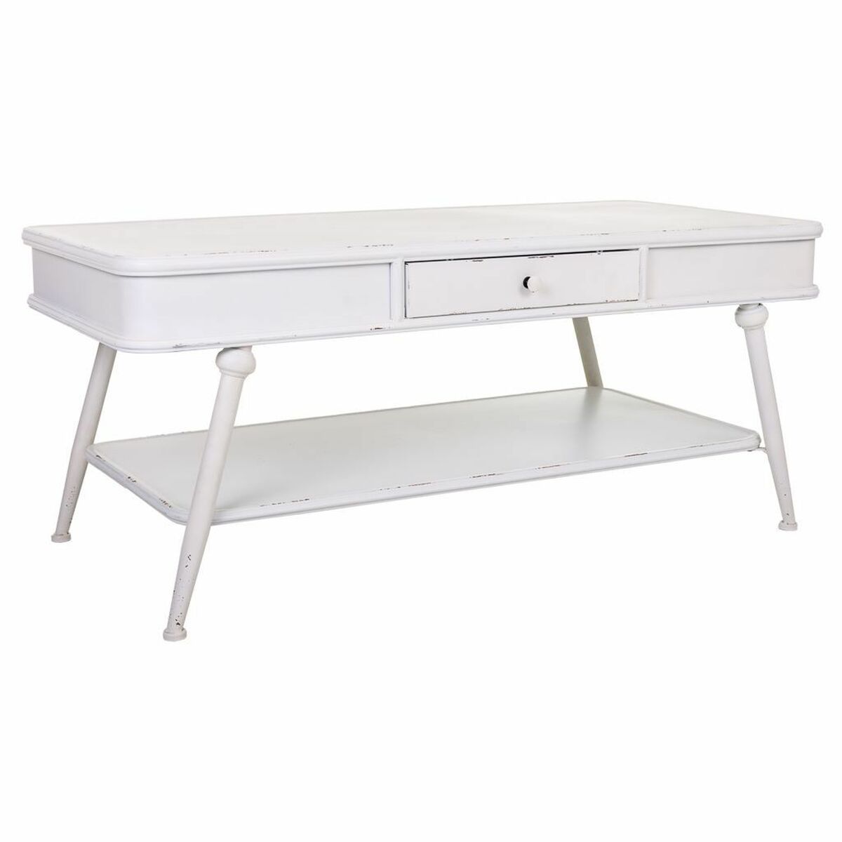 Soffbord Alexandra House Living Vit Järn 60 x 53 x 120 cm