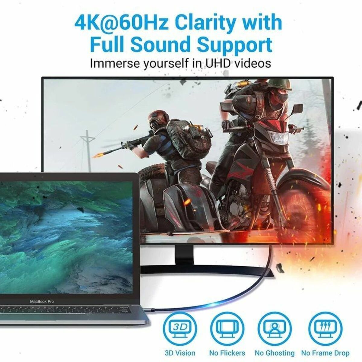 Kabel HDMI Vention CRBBH 2 m - 3