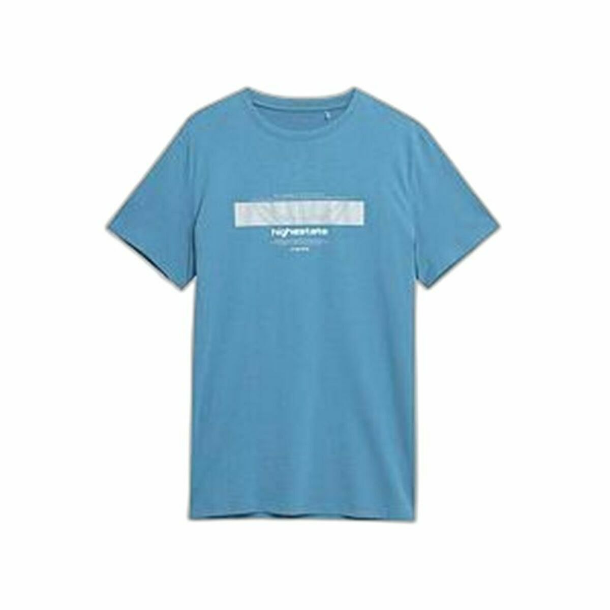 T-shirt med kortärm Herr 4F M304 Blå Indigo - 6