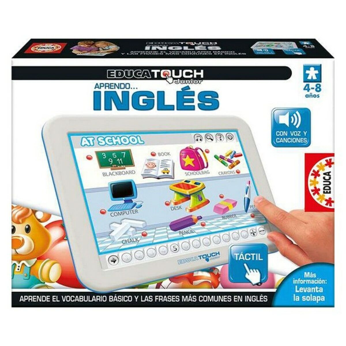 Utbildningsspel Educa I learn English. Touch Junior (EN) - 3