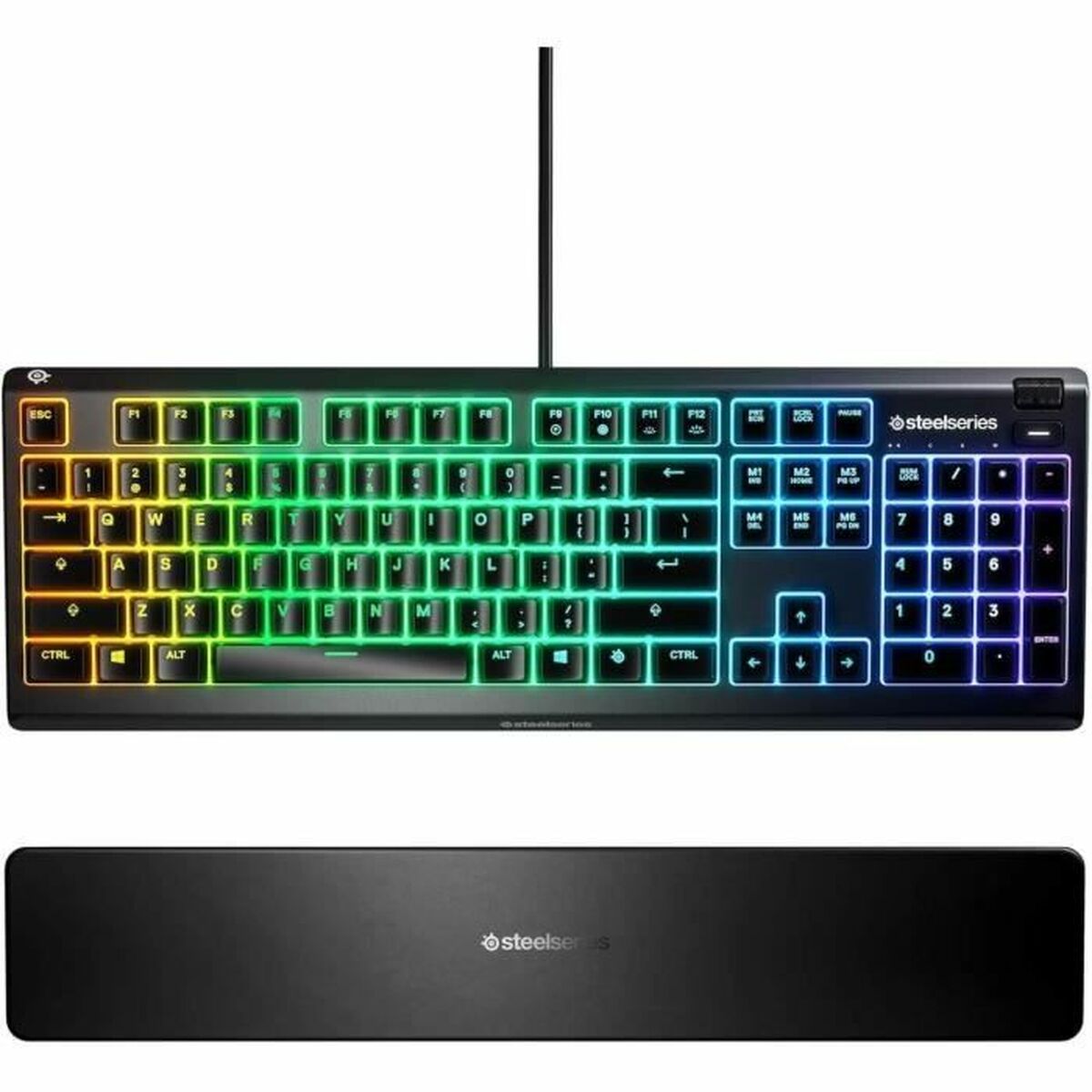 Mekaniskt tangentbord SteelSeries APEX 3 Svart Franska AZERTY - 5