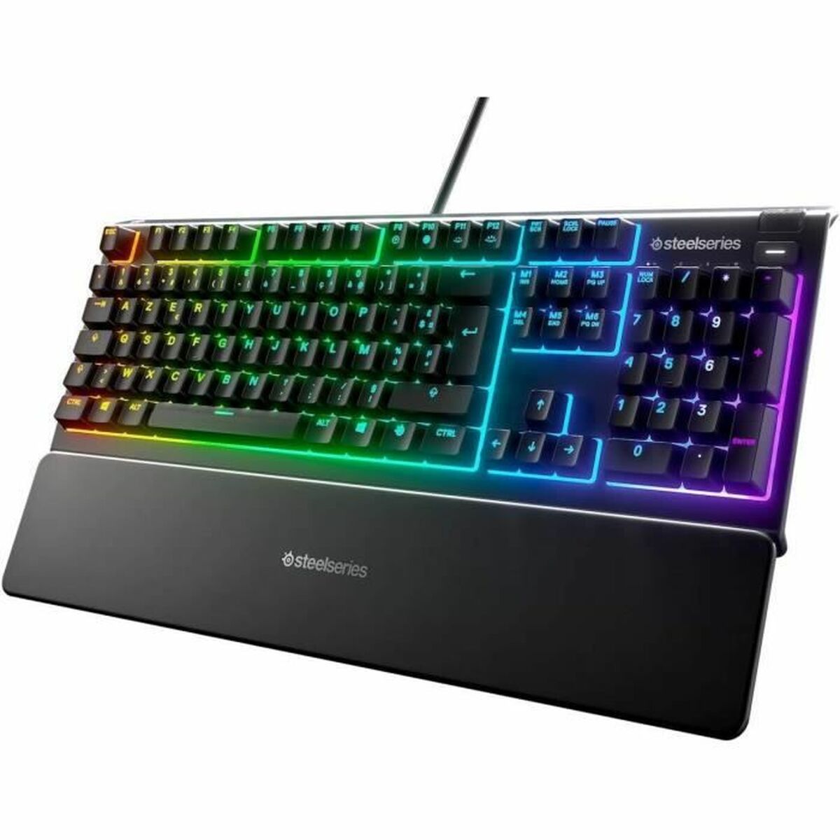 Mekaniskt tangentbord SteelSeries APEX 3 Svart Franska AZERTY - 6
