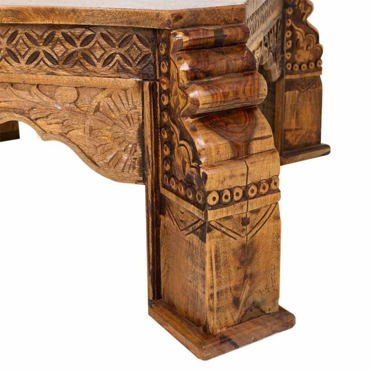 Soffbord Alexandra House Living Mangoträ 102 x 48 x 102 cm - 4