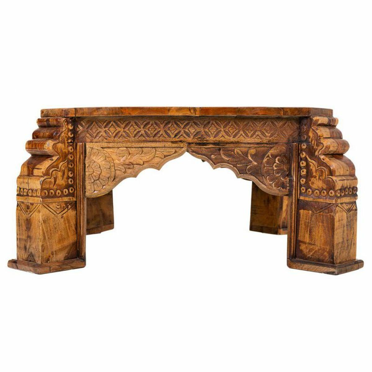 Soffbord Alexandra House Living Mangoträ 102 x 48 x 102 cm - 3