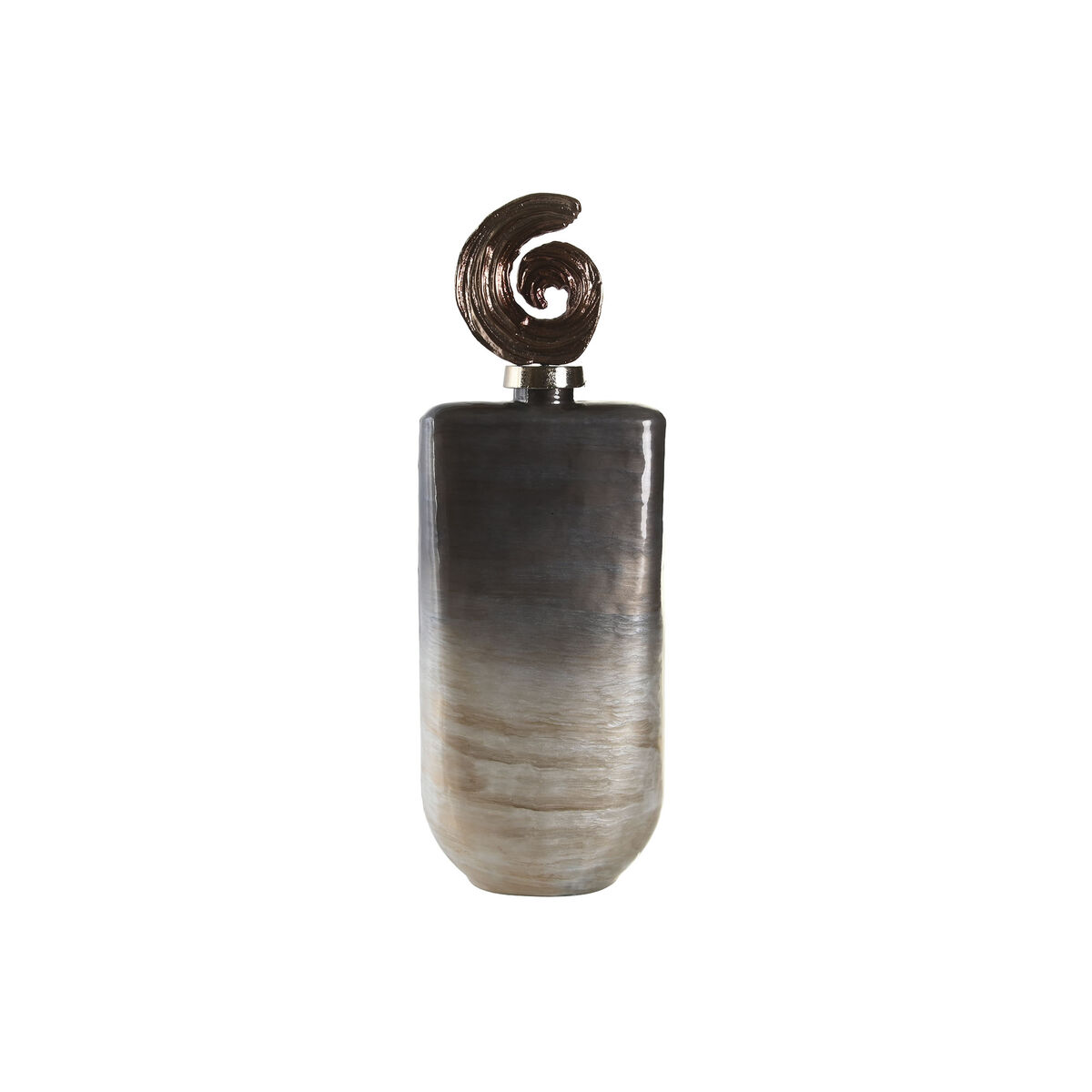 Vas DKD Home Decor Multicolour Aluminium Glas 19 x 12 x 55 cm - 4