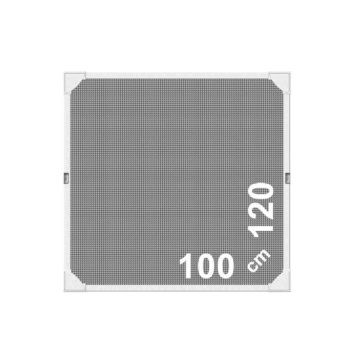 Myggnät Schellenberg Magnetic Med ram Glasfiber Vit (100 x 120 cm) - 7