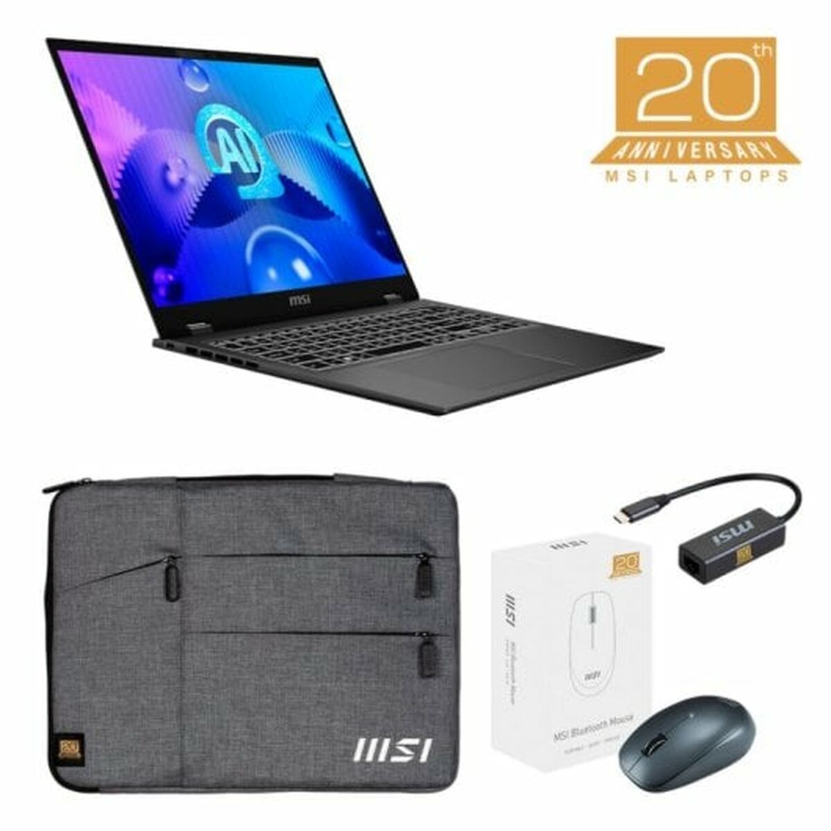Bärbar dator MSI Prestige 16 AI Studio 20th B1VFG-214ES 16" 32 GB RAM 2 TB SSD Nvidia Geforce RTX 4060 - 2