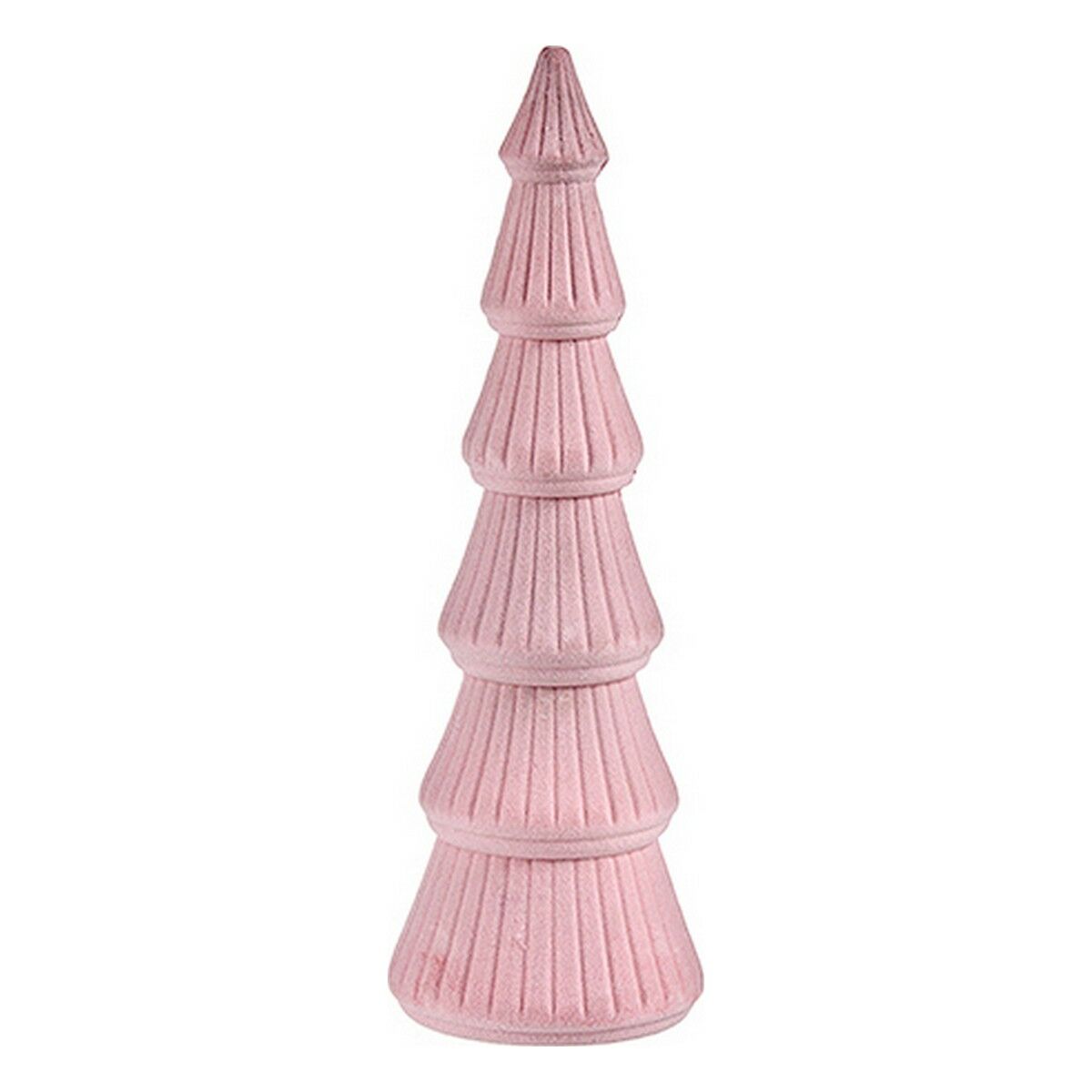 Julgran Krist+ Rosa Sammet Trä 12 x 34,5 x 12 cm