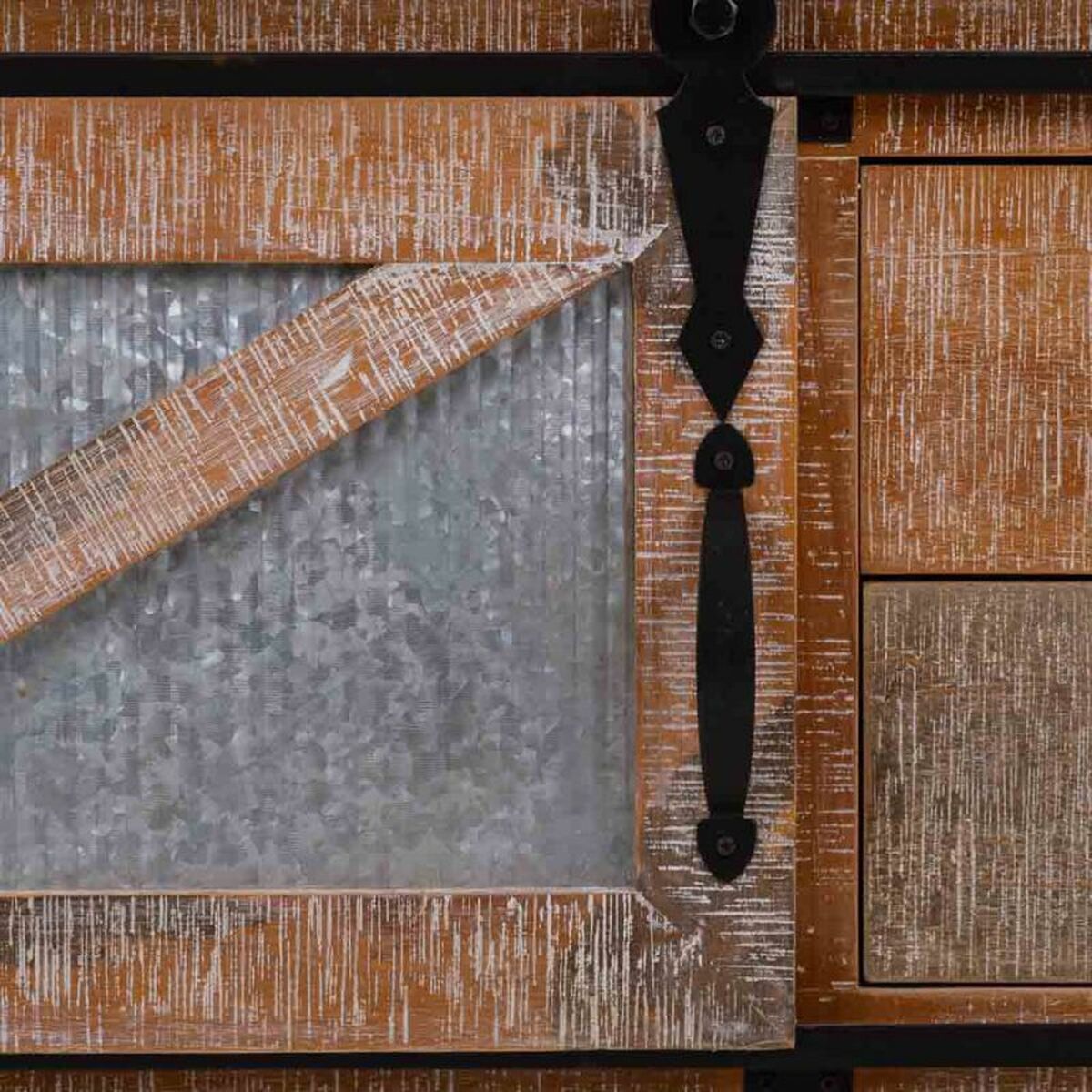 Soffbord Alexandra House Living Järn Granträ Trä MDF 60 x 48 x 120 cm - 7