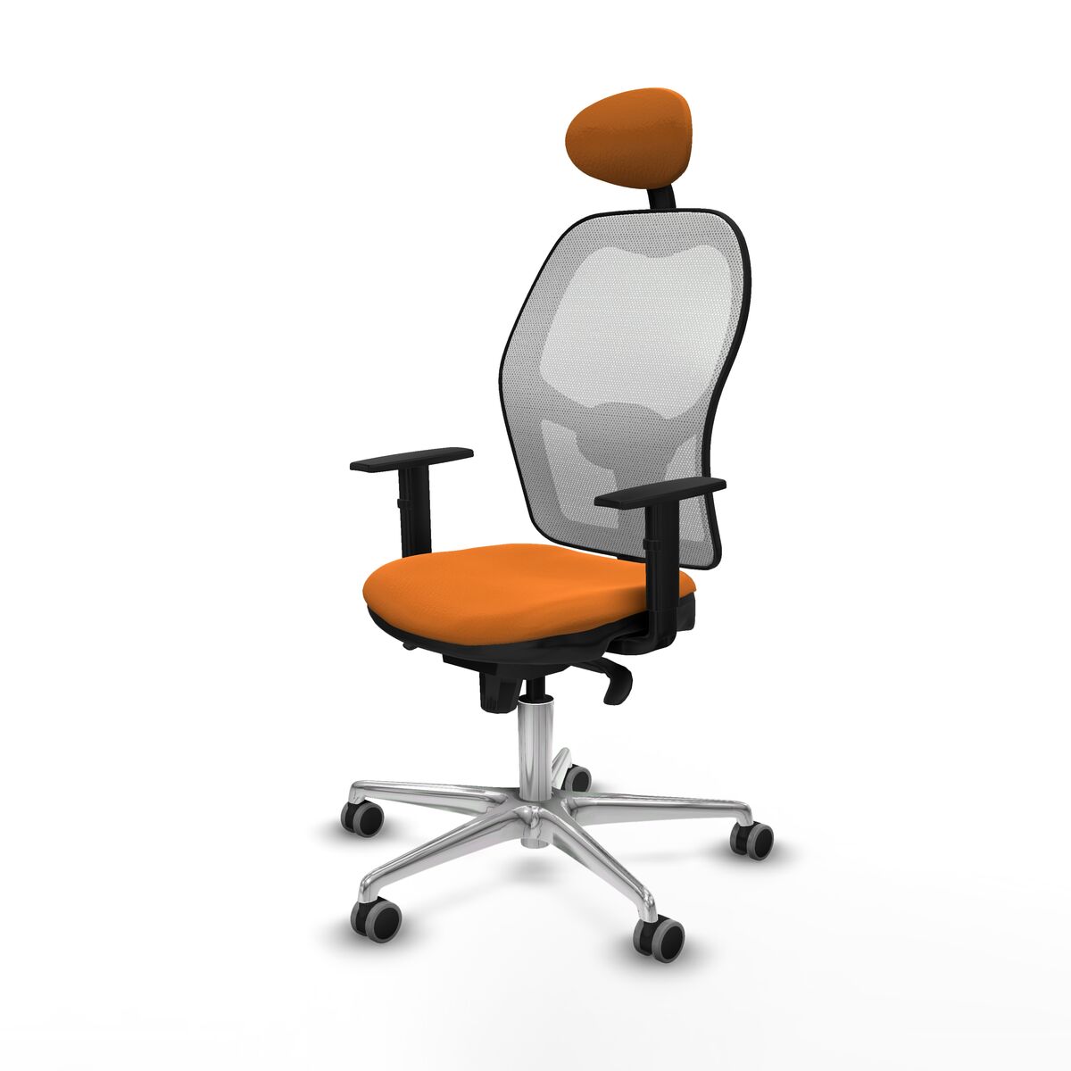 Kontorsstol med nackstöd Jorquera Piqueras y Crespo 1D086G1 Orange - 2