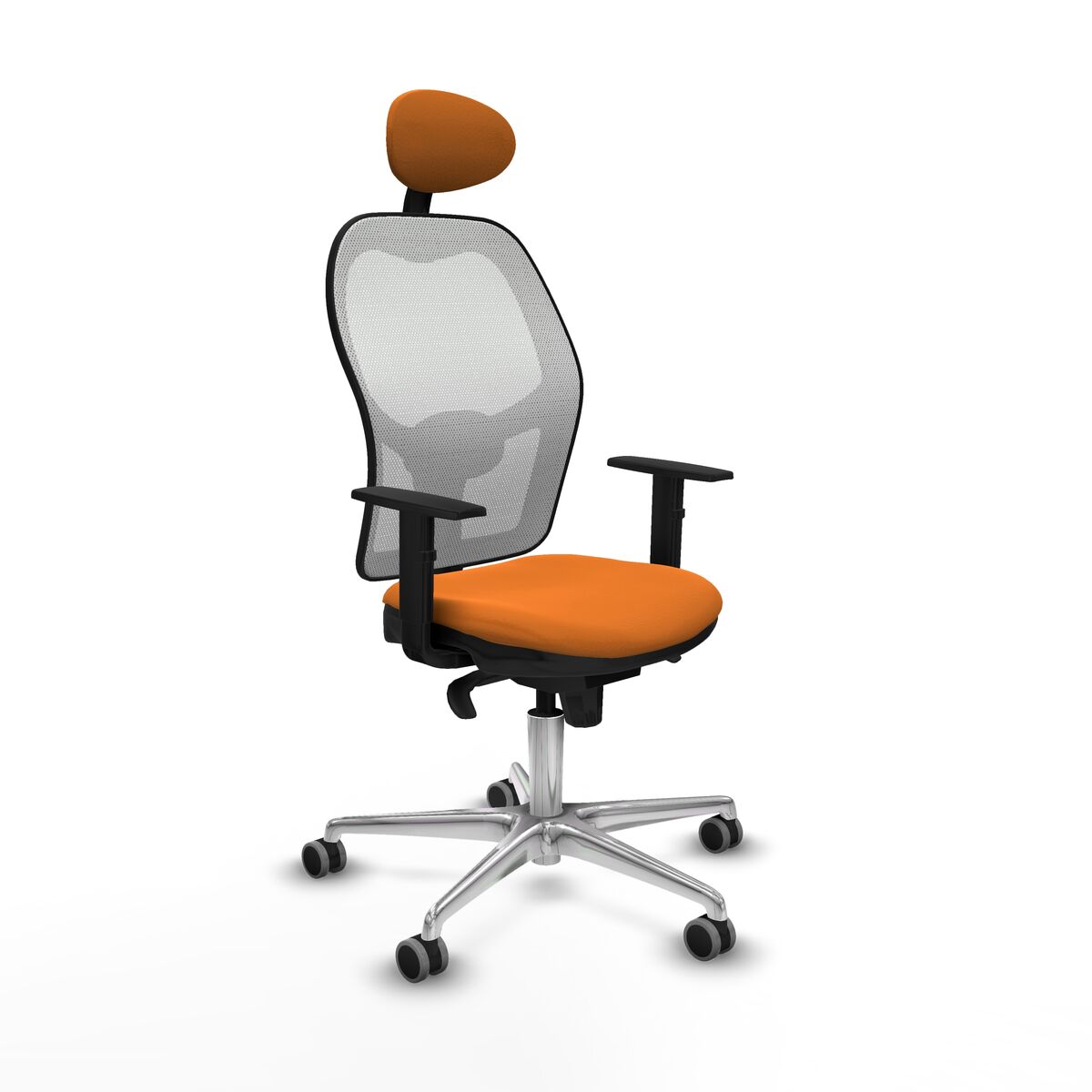 Kontorsstol med nackstöd Jorquera Piqueras y Crespo 1D086G1 Orange