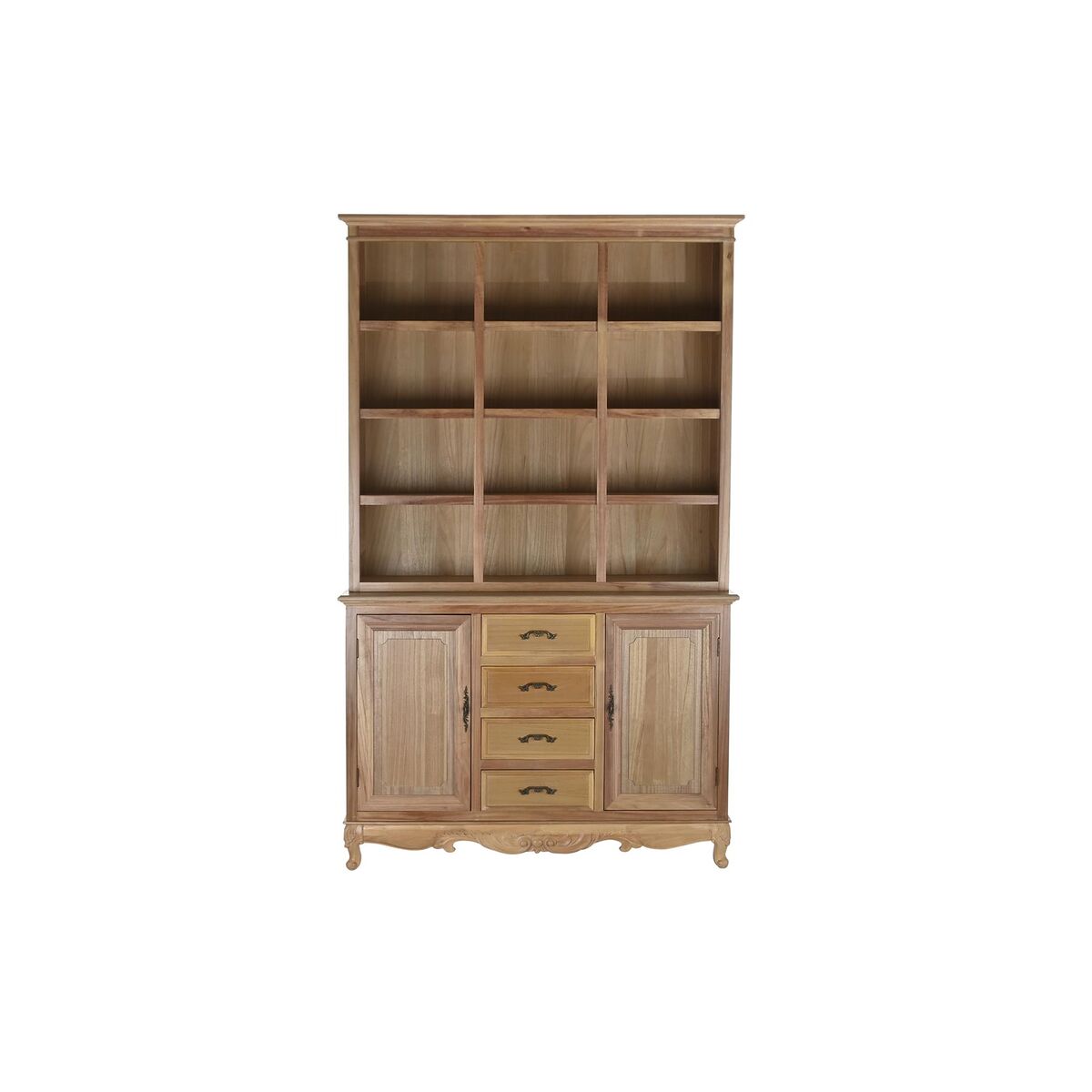 Skafferi DKD Home Decor Naturell 124,5 x 39 x 201,8 cm Gran Aluminium Trä MDF - 7